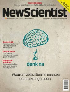 Cover New Scientist #1 - 23 mei 2013 - ontwerp van Céline Lamée van Lava