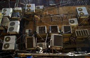 Airconditioning in Ciudad del Este, Alto Parana, Paraguay. Foto: Cristina Valencia